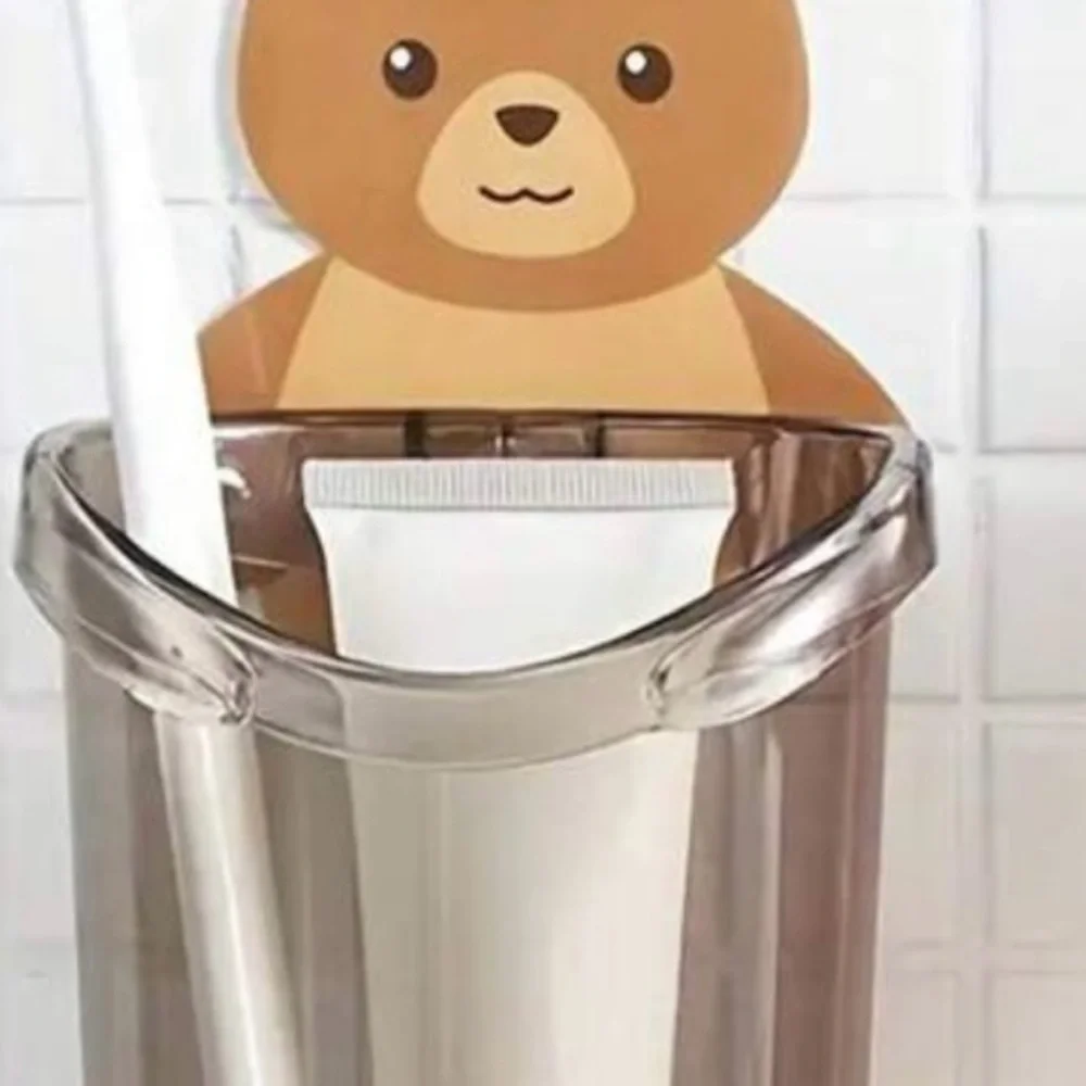 Love Bear Shaped Toothbrush Holder With Drain